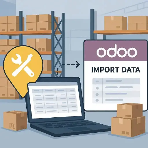 [None] Warehouse/Products: Import processing of data services
